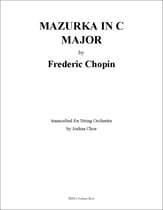 Mazurka in C Major, Op. 67, No. 3 Orchestra sheet music cover